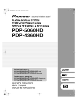 Pioneer PDP-4360HD El manual del propietario