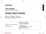 Denon AVR-X6700H Guía de inicio rápido