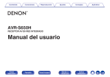 Denon AVR-S650H El manual del propietario