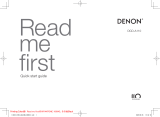 Denon DCD-A110 Guía de inicio rápido