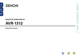 Denon AVR-1312 Manual de usuario