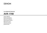 Denon AVR-1708 Guía del usuario