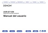 Denon AVR-S710W El manual del propietario