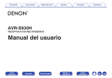 Denon AVR-S930H Guía del usuario