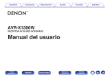 Denon AVR-X1300W El manual del propietario