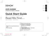 Denon AVR-X4200W Guía de inicio rápido