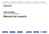 Denon AVR-X4400H El manual del propietario