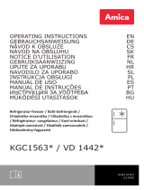 Amica KGC15631R Manual de usuario