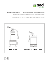 Saci DRENAG 1000-1200 Instruction For Installation And Maintenance