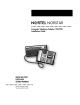 Nortel Norstar CTA 100 Guía de instalación