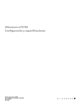 Alienware m15 R6 Guía del usuario