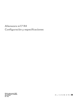 Alienware m17 R4 Guía del usuario