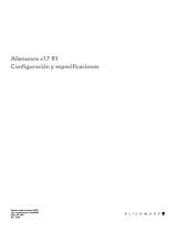 Alienware x17 R1 Guía del usuario