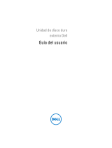 Dell 1TB Portable External Hard Drive USB 3.0 Guía del usuario