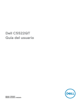 Dell C5522QT Guía del usuario