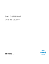 Dell D2719HGF Guía del usuario