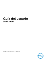 Dell E2014T Guía del usuario