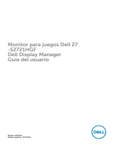 Dell Gaming S2721HGF Guía del usuario