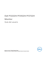 Dell P2422H Guía del usuario