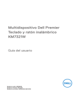 Dell Premier Multi Device Wireless Keyboard and Mouse KM7321W Guía del usuario
