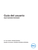 Dell S2316H Guía del usuario