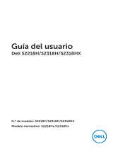 Dell S2318H/S2318HX El manual del propietario