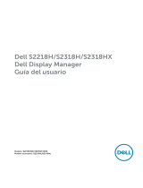Dell S2318H/S2318HX Guía del usuario