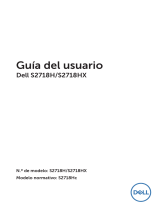 Dell S2718H/S2718HX Guía del usuario