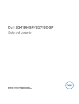 Dell S2719DGF Guía del usuario