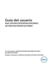 Dell S2419NX Guía del usuario