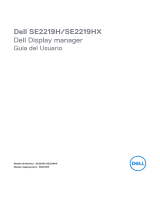Dell SE2219H/SE2219HX Guía del usuario