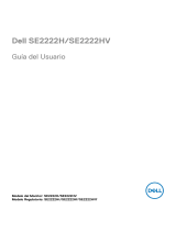 Dell SE2222HV Guía del usuario