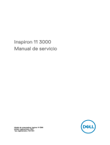 Dell Inspiron 11 3168 Manual de usuario