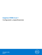 Dell Inspiron 5406 2-in-1 Guía del usuario
