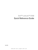 Dell Latitude D430 Guía de inicio rápido