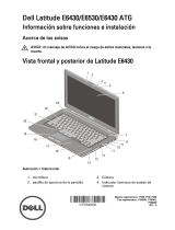 Dell Latitude E6430 ATG Guía de inicio rápido