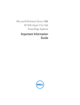 Dell Microsoft Windows 2008 Server R2 Especificación