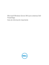 Dell Microsoft Windows 2012 Server Guía del usuario