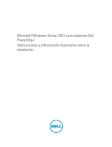 Dell Microsoft Windows 2012 Server Guía del usuario