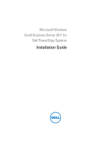Dell Microsoft Windows Small Business Server 2008 El manual del propietario