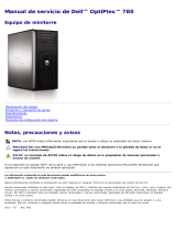 Dell OptiPlex 780 Manual de usuario