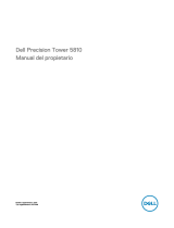 Dell Precision Tower 7810 El manual del propietario