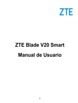 ZTE Blade V20 Smart(8010) Manual de usuario
