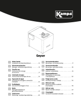 Dometic Kampa Geyser Instrucciones de operación