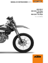 KTM 450 EXC-F Six Days 2019 El manual del propietario
