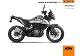 KTM 390 Adventure 2020 El manual del propietario