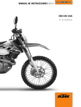 KTM 500 EXC 2014 El manual del propietario