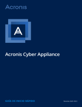 ACRONIS Cyber Appliance Manual de usuario