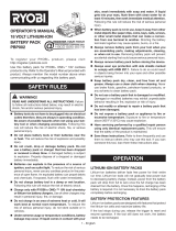 Ryobi PCL1302K1N El manual del propietario