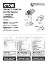 Ryobi PSBCK01K-PSBRS01B-PSBCS02B El manual del propietario